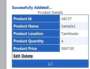 Add Record in DetailsView