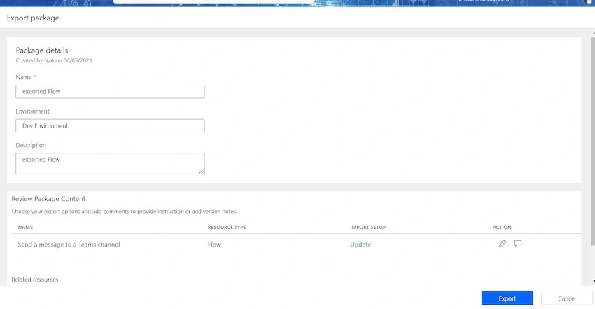 Export Power Automate Flows from One Environment to Another
