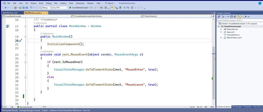 Developed a sample project