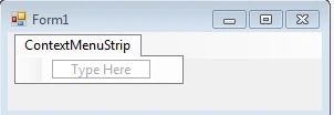 Menu Strip