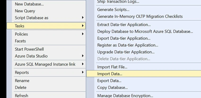 Export Wizard