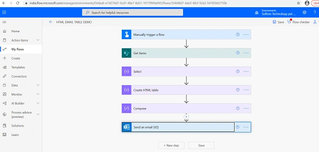 Create A Style HTML Table In An Email Using Power Automate
