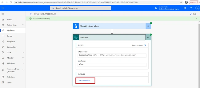 Create A Style HTML Table In An Email Using Power Automate
