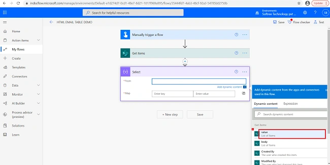 Create A Style HTML Table In An Email Using Power Automate