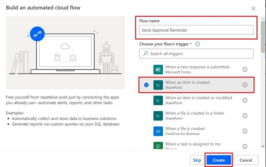 How to send approval reminder email using PowerAutomate