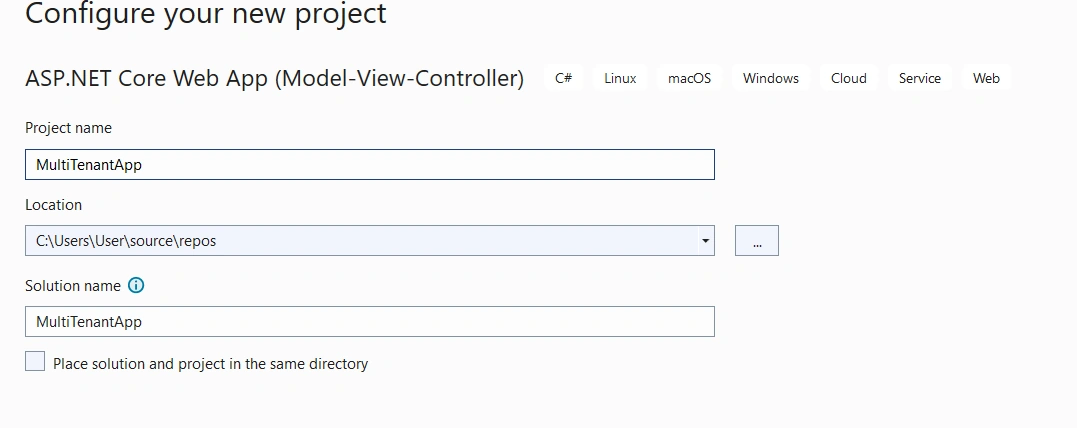 multi-tenant applications with ASP.NET Core