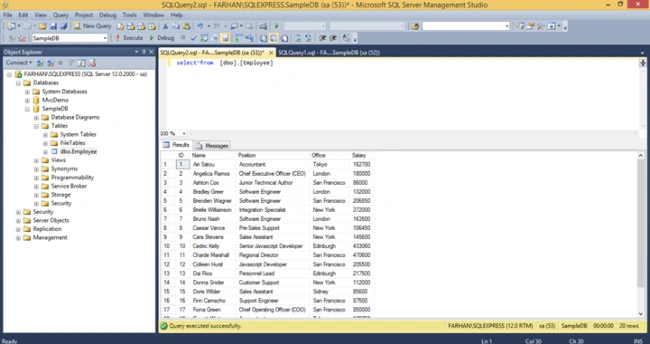 SQL SERVER