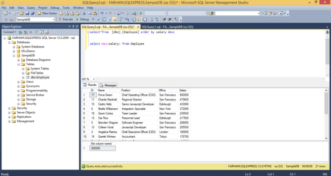 SQL SERVER