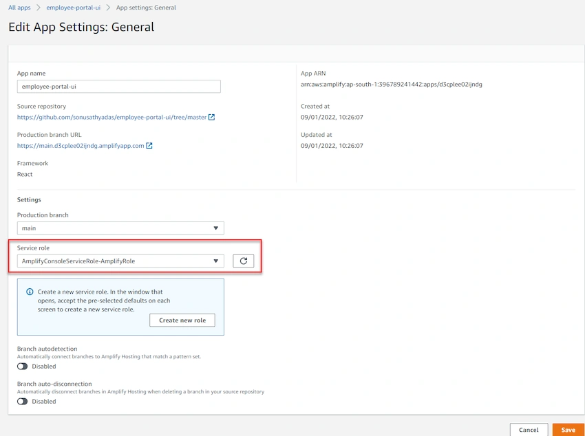AWS Amplify To Host React Frontend With Cognito Authentication