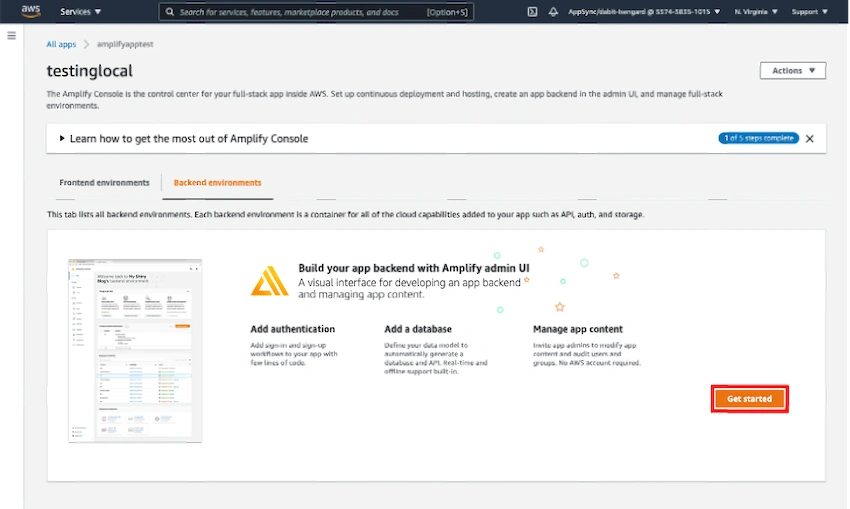 AWS Amplify To Host React Frontend With Cognito Authentication
