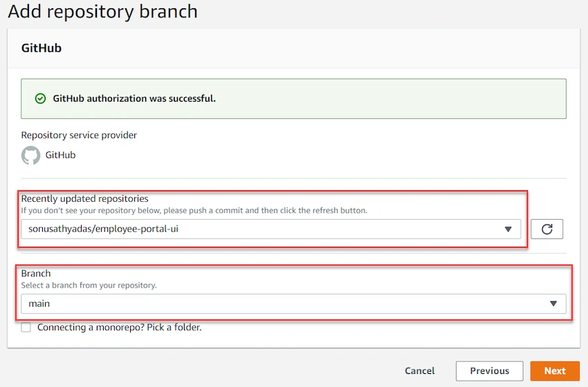 AWS Amplify To Host React Frontend With Cognito Authentication