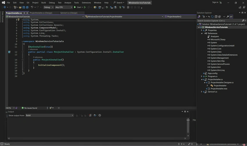InitializeComponent method