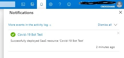COVID-19 Assessment BoT Development And Deployment
