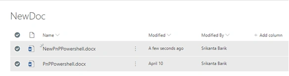 Add and Manage SharePoint Files Using PnP PowerShell