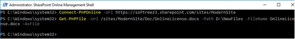 Add and Manage SharePoint Files Using PnP PowerShell