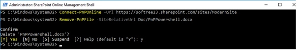 Add and Manage SharePoint Files Using PnP PowerShell