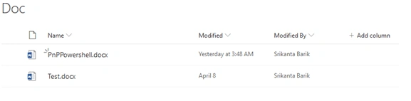 Add and Manage SharePoint Files Using PnP PowerShell