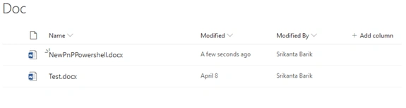 Add and Manage SharePoint Files Using PnP PowerShell