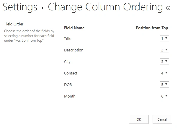 SharePoint List Column re-ordering in New Item Form or Edit Item Form
