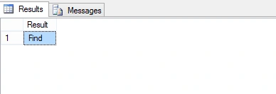 CHARINDEX() function or SQL Server