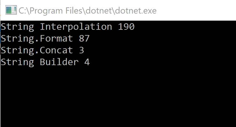 C# Programming Performance Tips #3 - String Add