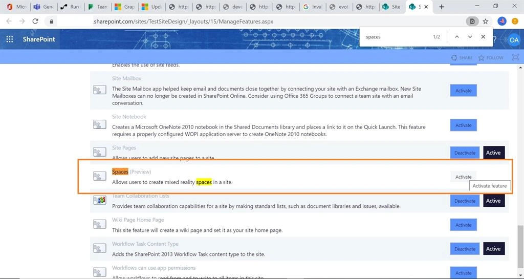 Exploring The New Modern Feature Space On Modern SharePoint