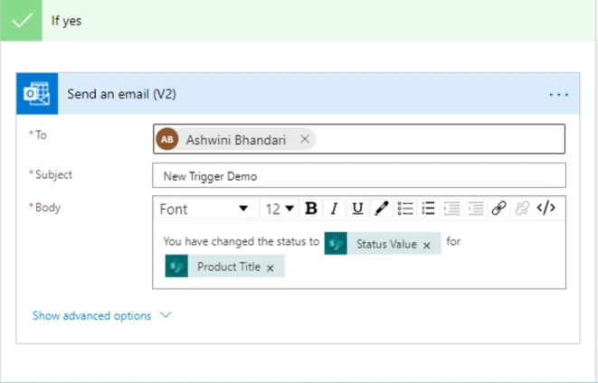 When An Item Or File Is Modified Trigger For SharePoint Connector