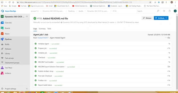 Export And Import Solution From One Environment To Another Using Continuous Integration And Deployment Using Visual Studio Team Services