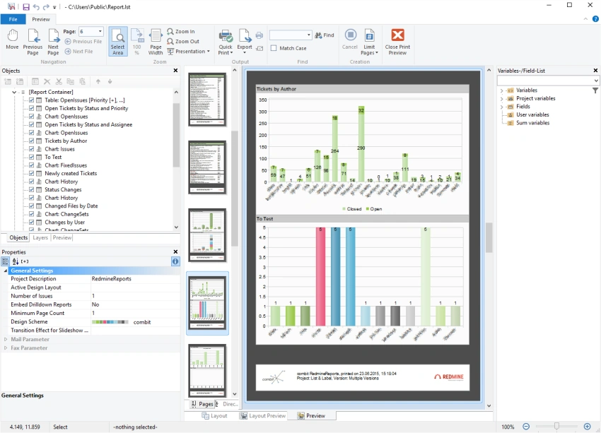 A Reporting Solution for Redmine