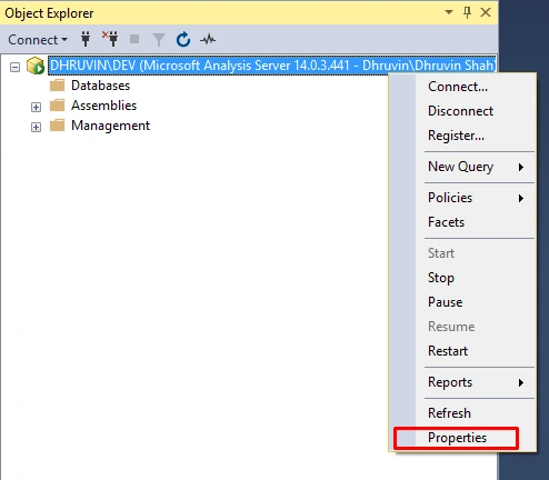 Check Current Installation Mode In SSAS