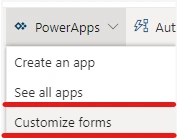 Modify SharePoint List Into Power Apps Form