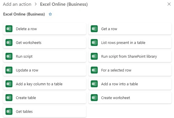 Excel automation