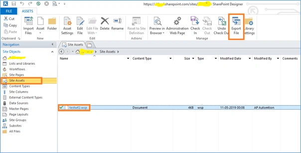 Export Import SharePoint Designer Workflow