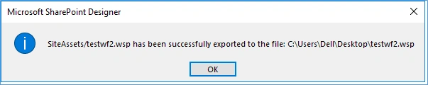Export Import SharePoint Designer Workflow