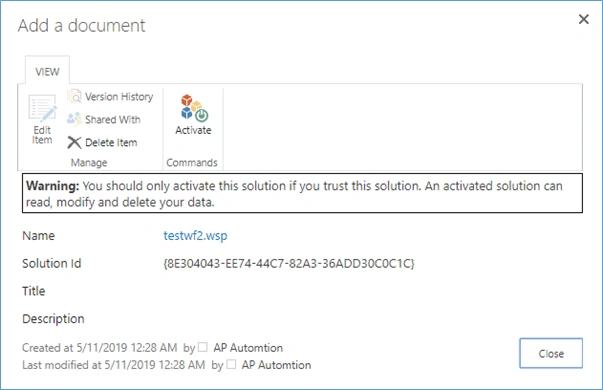 Export Import SharePoint Designer Workflow