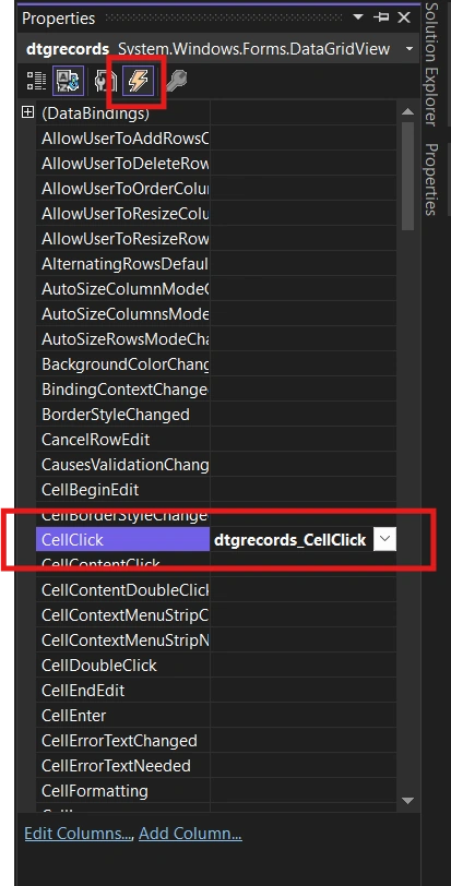CellClick