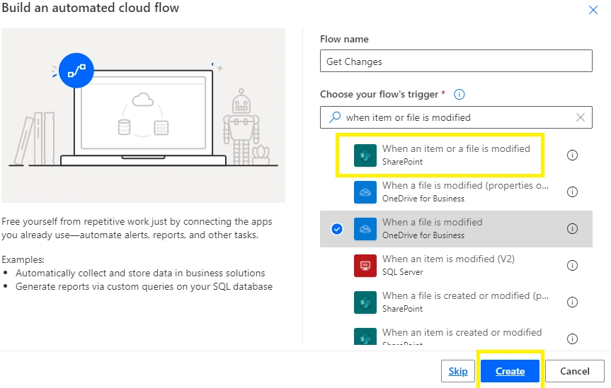 Notify Users In Teams For Modified Values Using Power Automate
