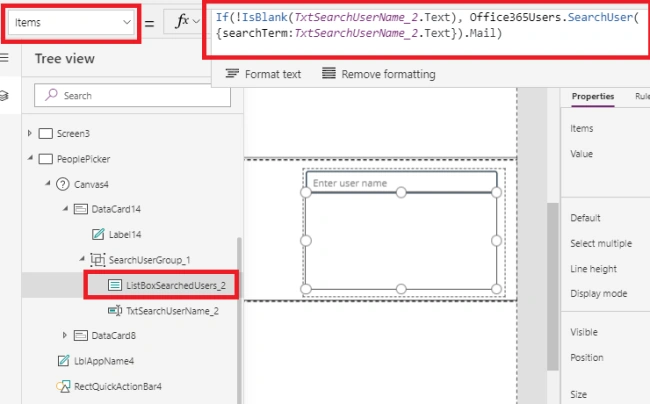 Create Custom People Picker Control In PowerApps