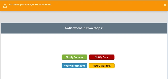 How To Show A Message In PowerApps