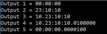 TimeSpan in C#
