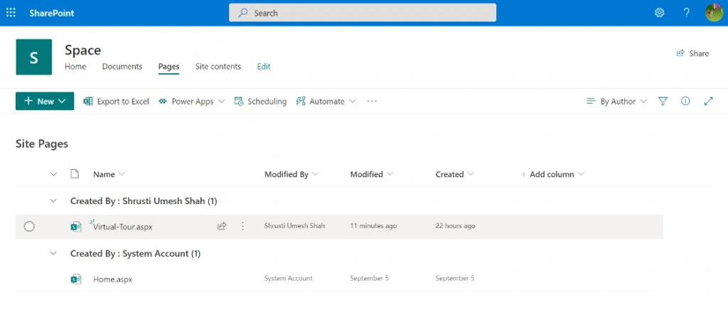 SharePoint Spaces