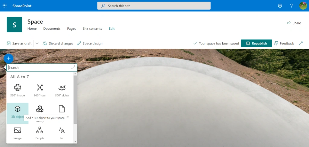 SharePoint Spaces