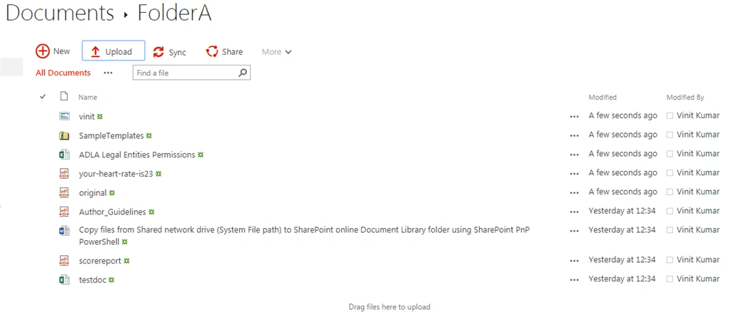 Download Files From SharePoint Online Document Library Folder To Shared Network Drive ( File path) Using SharePoint PnP PowerShell