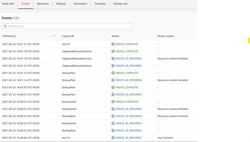 Configuring A Tag-based AWS Backup Using AWS CloudFormation Template