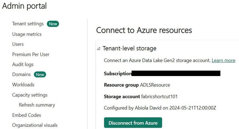 Storage account