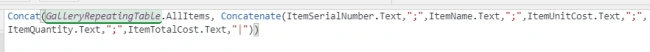 Concat And Concatenate Functions In PowerApps