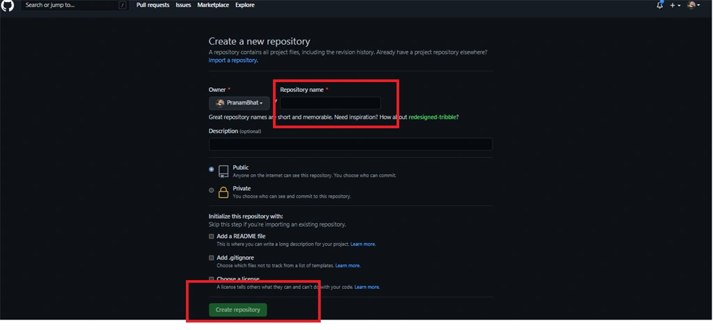 Adding New Project to The GitHub Repository