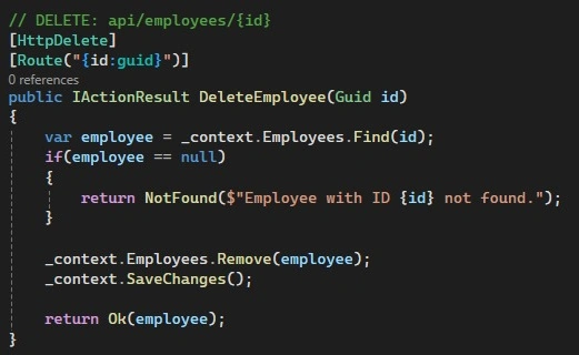 Remove an Employee