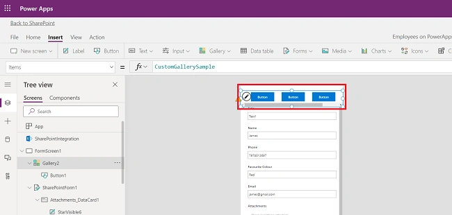 Tabbed Form In Power Apps