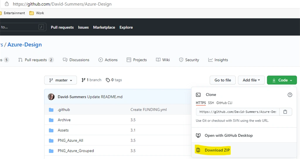 Adding Azure Architecture Icons to MS Visio